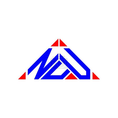 Téléchargez les illustrations : NUU lettre logo design créatif avec graphique vectoriel, NUU logo simple et moderne. - en licence libre de droit