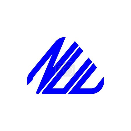 Téléchargez les illustrations : NUU lettre logo design créatif avec graphique vectoriel, NUU logo simple et moderne. - en licence libre de droit
