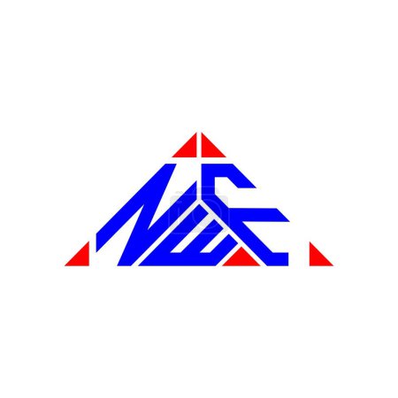 Téléchargez les illustrations : NWE lettre logo design créatif avec graphique vectoriel, NWE logo simple et moderne. - en licence libre de droit