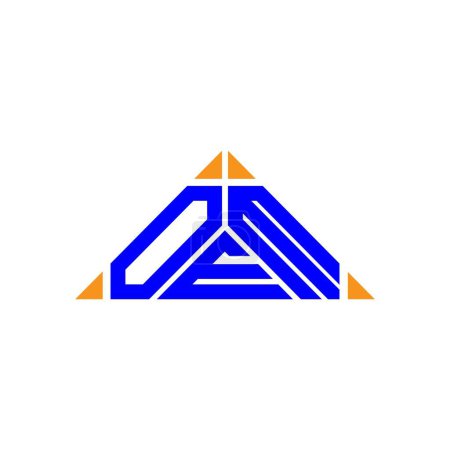 Ilustración de Diseño creativo del logotipo de la letra del OEM con gráfico vectorial, logotipo simple y moderno del OEM. - Imagen libre de derechos