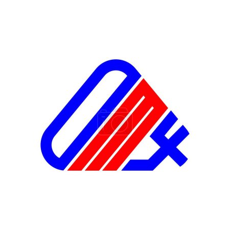 Téléchargez les illustrations : OMX lettre logo design créatif avec graphique vectoriel, OMX logo simple et moderne. - en licence libre de droit