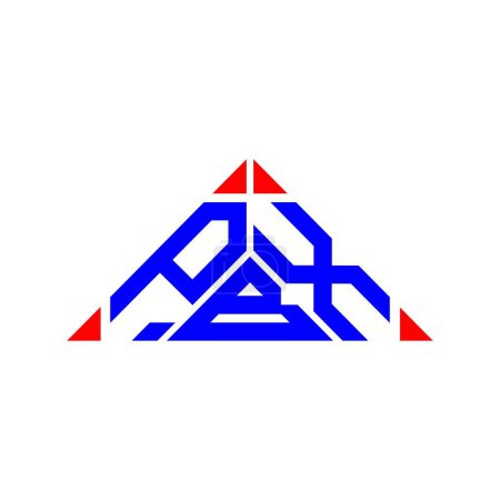 Ilustración de Diseño creativo del logotipo de la letra de PBX con gráfico vectorial, logotipo simple y moderno de PBX. - Imagen libre de derechos