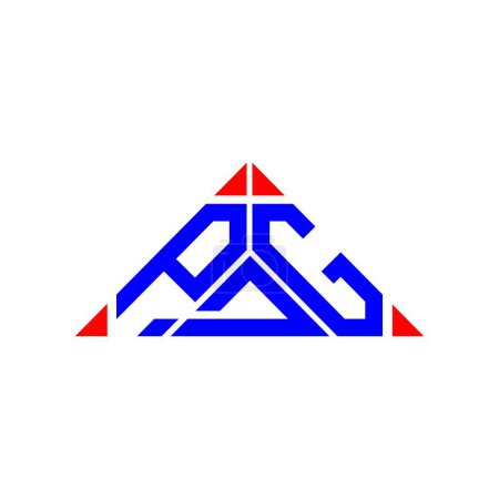 Ilustración de Diseño creativo del logotipo de la letra PDG con gráfico vectorial, logotipo simple y moderno PDG. - Imagen libre de derechos