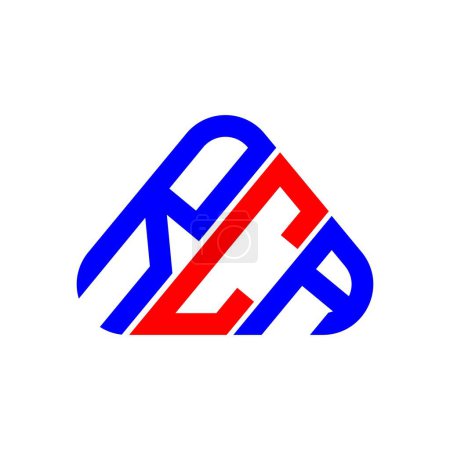 Ilustración de Diseño creativo del logotipo de la letra RCA con gráfico vectorial, logotipo simple y moderno RCA. - Imagen libre de derechos