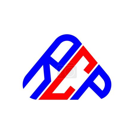 Téléchargez les illustrations : Logo lettre RCP design créatif avec graphique vectoriel, logo simple et moderne RCP. - en licence libre de droit