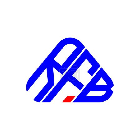 Téléchargez les illustrations : Logo lettre RFB design créatif avec graphique vectoriel, logo simple et moderne RFB. - en licence libre de droit