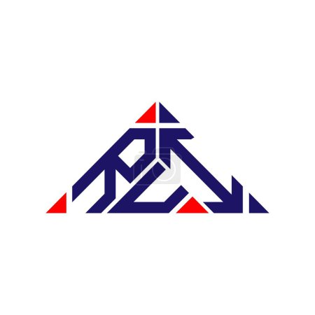 Ilustración de Diseño creativo del logotipo de la letra RUI con gráfico vectorial, logotipo simple y moderno RUI. - Imagen libre de derechos