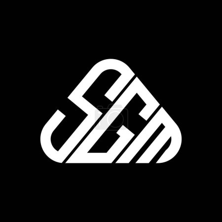 Téléchargez les illustrations : SGM letter logo creative design with vector graphic, SGM simple and modern logo. - en licence libre de droit