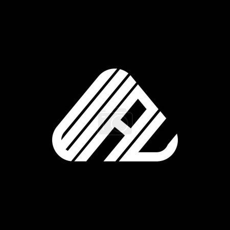 Téléchargez les illustrations : WAU letter logo creative design with vector graphic, WAU simple and modern logo. - en licence libre de droit