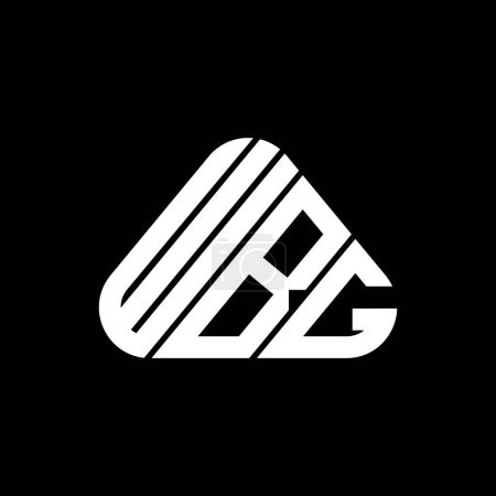 Téléchargez les illustrations : WBG letter logo creative design with vector graphic, WBG simple and modern logo. - en licence libre de droit