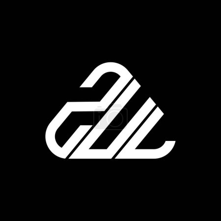 Téléchargez les illustrations : ZUL letter logo creative design with vector graphic, ZUL simple and modern logo. - en licence libre de droit