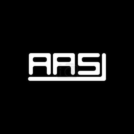 Ilustración de AAS letter logo creative design with vector graphic, AAS simple and modern logo. - Imagen libre de derechos