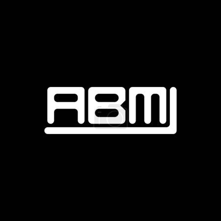 Illustration for ABM letter logo creative design with vector graphic, ABM simple and modern logo. - Royalty Free Image