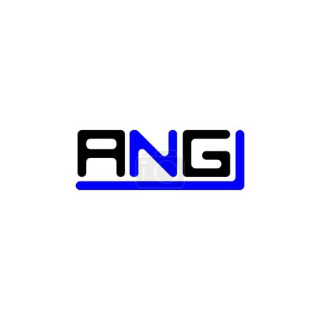 Ilustración de AMG letter logo creative design with vector graphic, AMG simple and modern logo. - Imagen libre de derechos