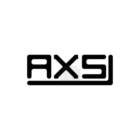 Téléchargez les illustrations : AXS letter logo creative design with vector graphic, AXS simple and modern logo. - en licence libre de droit