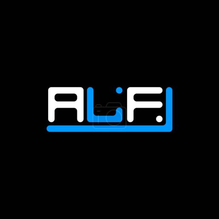 Illustration for ALF letter logo creative design with vector graphic, ALF simple and modern logo. - Royalty Free Image