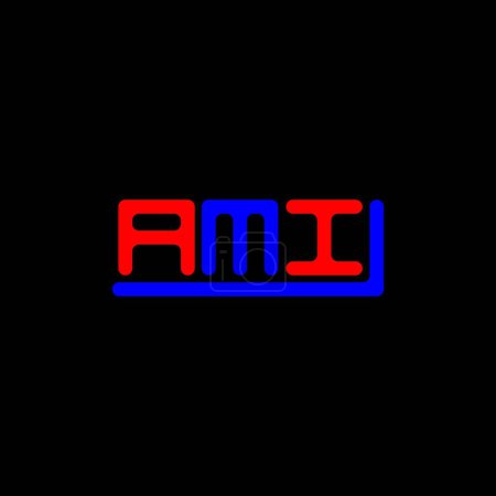 Téléchargez les illustrations : AMI letter logo creative design with vector graphic, AMI simple and modern logo. - en licence libre de droit