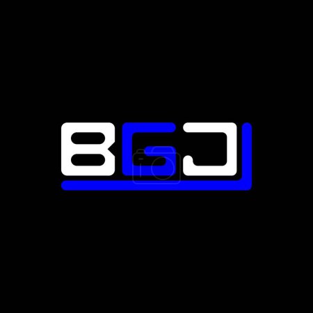 Téléchargez les illustrations : BGJ lettre logo design créatif avec graphique vectoriel, BGJ logo simple et moderne. - en licence libre de droit