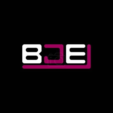 Téléchargez les illustrations : BJE letter logo creative design with vector graphic, BJE simple and modern logo. - en licence libre de droit