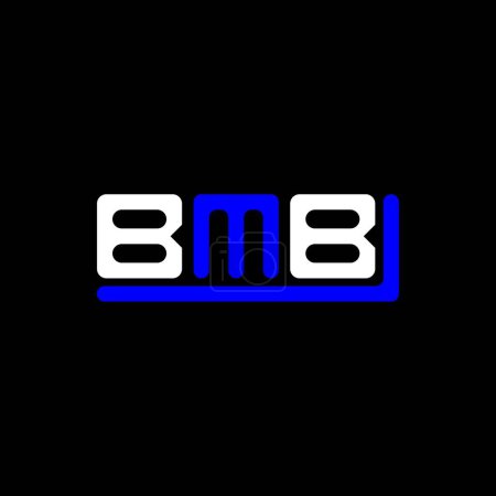 Téléchargez les illustrations : BMB lettre logo design créatif avec graphique vectoriel, BMB logo simple et moderne. - en licence libre de droit