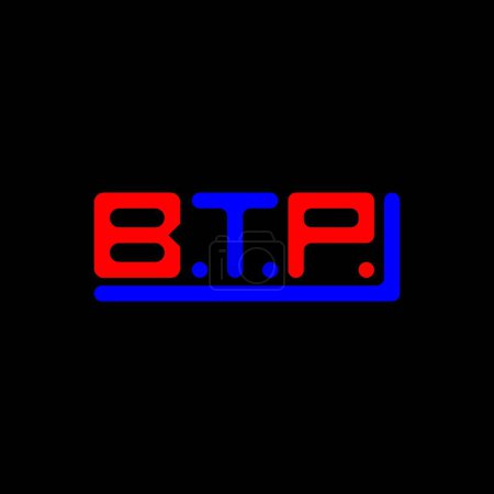 Téléchargez les illustrations : BTP letter logo creative design with vector graphic, BTP simple and modern logo. - en licence libre de droit