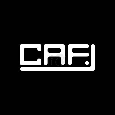 Téléchargez les illustrations : Logo lettre CAF design créatif avec graphique vectoriel, CAF logo simple et moderne. - en licence libre de droit