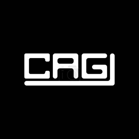 Téléchargez les illustrations : CAG lettre logo design créatif avec graphique vectoriel, CAG logo simple et moderne. - en licence libre de droit
