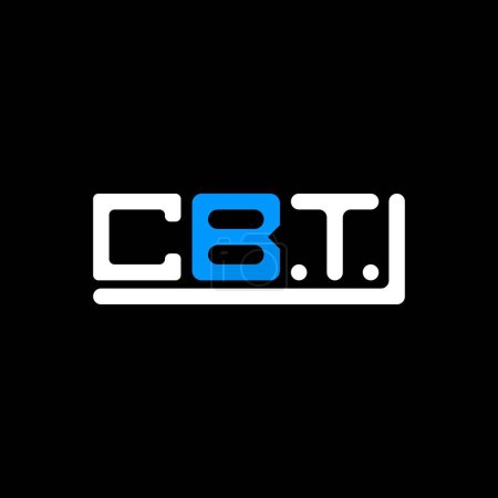 Ilustración de Diseño creativo del logotipo de la letra CBT con gráfico vectorial, logotipo simple y moderno de CBT. - Imagen libre de derechos