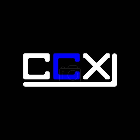 Illustration for CCX letter logo creative design with vector graphic, CCX simple and modern logo. - Royalty Free Image