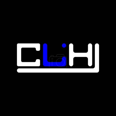 Téléchargez les illustrations : CLH lettre logo design créatif avec graphique vectoriel, CLH logo simple et moderne. - en licence libre de droit