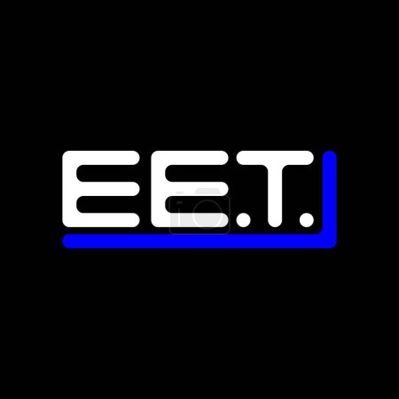Téléchargez les illustrations : EET lettre logo design créatif avec graphique vectoriel, EET logo simple et moderne. - en licence libre de droit