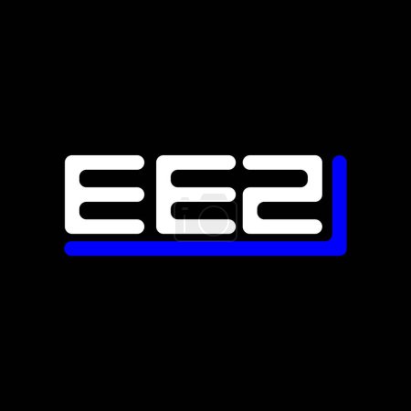 Téléchargez les illustrations : EEZ lettre logo design créatif avec graphique vectoriel, EEZ logo simple et moderne. - en licence libre de droit