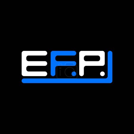 Téléchargez les illustrations : Logo lettre EFP design créatif avec graphique vectoriel, logo EFP simple et moderne. - en licence libre de droit