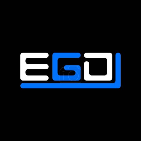 Téléchargez les illustrations : Logo EGD lettre design créatif avec graphique vectoriel, EGD logo simple et moderne. - en licence libre de droit