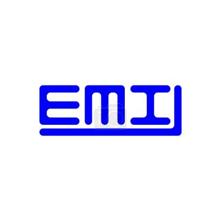 Téléchargez les illustrations : EMI letter logo creative design with vector graphic, EMI simple and modern logo. - en licence libre de droit