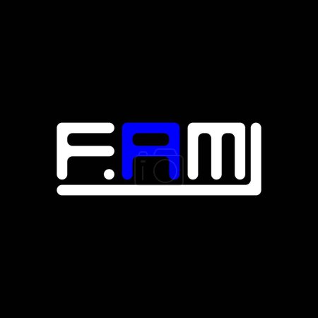 Téléchargez les illustrations : FAM lettre logo design créatif avec graphique vectoriel, FAM logo simple et moderne. - en licence libre de droit