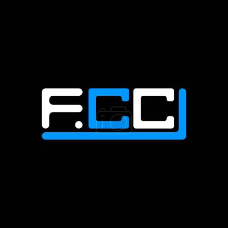 Illustration for FCC letter logo creative design with vector graphic, FCC simple and modern logo. - Royalty Free Image
