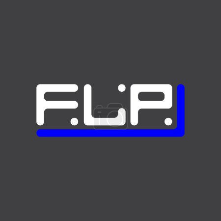 Téléchargez les illustrations : FLP lettre logo design créatif avec graphique vectoriel, FLP logo simple et moderne. - en licence libre de droit