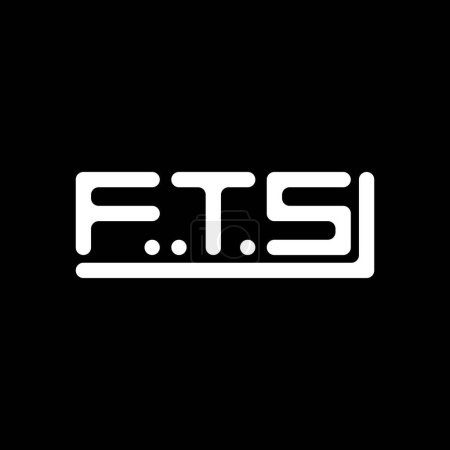Ilustración de FTS letter logo creative design with vector graphic, FTS simple and modern logo. - Imagen libre de derechos