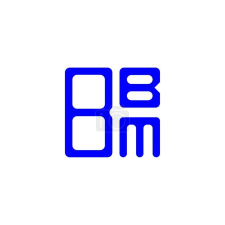 Ilustración de Diseño creativo del logotipo de la letra BBM con gráfico vectorial, logotipo simple y moderno de BBM. - Imagen libre de derechos
