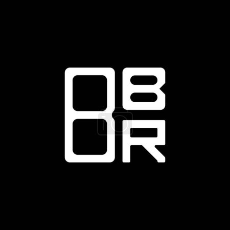 Téléchargez les illustrations : BBR letter logo creative design with vector graphic, BBR simple and modern logo. - en licence libre de droit