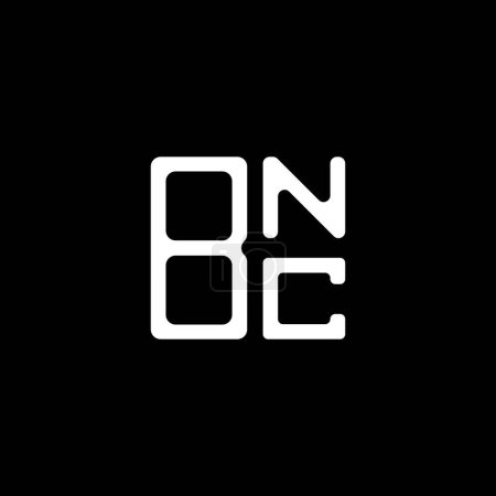 Ilustración de Diseño creativo del logotipo de la letra de BNC con gráfico vectorial, logotipo simple y moderno de BNC. - Imagen libre de derechos