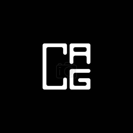 Téléchargez les illustrations : CAG lettre logo design créatif avec graphique vectoriel, CAG logo simple et moderne. CAG design alphabet luxueux - en licence libre de droit