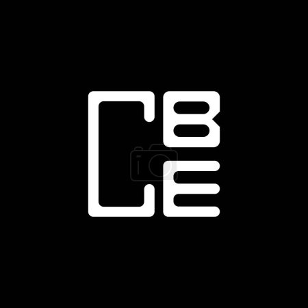 Téléchargez les illustrations : CBE lettre logo design créatif avec graphique vectoriel, CBE logo simple et moderne. CBE design alphabet luxueux - en licence libre de droit
