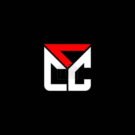 Ilustración de Diseño creativo del logotipo de la carta CCC con gráfico vectorial, logotipo simple y moderno CCC. CCC diseño de alfabeto de lujo - Imagen libre de derechos