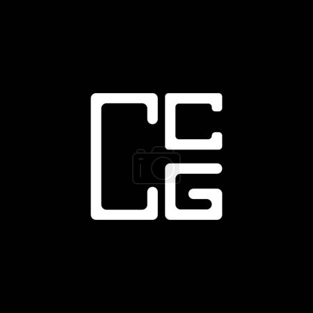 Ilustración de Diseño creativo del logotipo de la letra CCG con gráfico vectorial, logotipo CCG simple y moderno. CCG diseño de alfabeto de lujo - Imagen libre de derechos