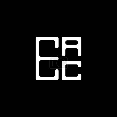 Ilustración de Diseño creativo del logotipo de la letra EAC con gráfico vectorial, logotipo EAC simple y moderno. EAC diseño de alfabeto de lujo - Imagen libre de derechos