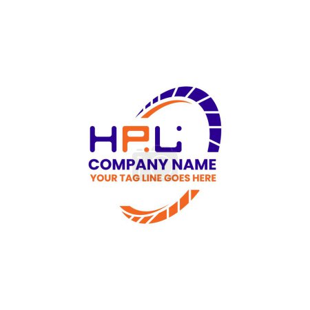 Illustration for HPL letter logo creative design with vector graphic, HPL simple and modern logo. HPL luxurious alphabet design - Royalty Free Image