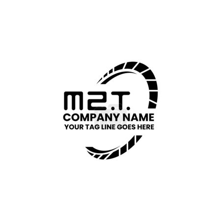 Téléchargez les illustrations : MZT lettre logo design créatif avec graphique vectoriel, MZT logo simple et moderne. MZT design alphabet luxueux - en licence libre de droit