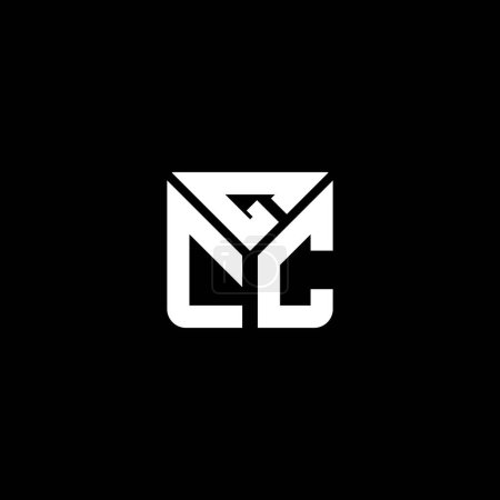 Illustration for GCC letter logo vector design, GCC simple and modern logo. GCC luxurious alphabet design - Royalty Free Image